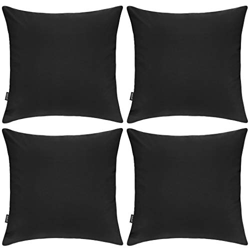 Coddsmz Dekorative Kissenbezüge aus 100 % Baumwolle, quadratisch, einfarbig, für Zuhause, Bett, Sofa, Halloween, Weihnachten, 4 Stück Coddsmz Dekorative Kissenbezüge aus 100 % Baumwolle, quadratisch, einfarbig, für Zuhause, Bett, Sofa, Halloween, Weihnachten, 4 Stück von Coddsmz