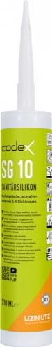 Codex SG 10 310 ml Sanitärsilikon Graphitschwarz Codex SG 10 310 ml Sanitärsilikon Graphitschwarz von Codex