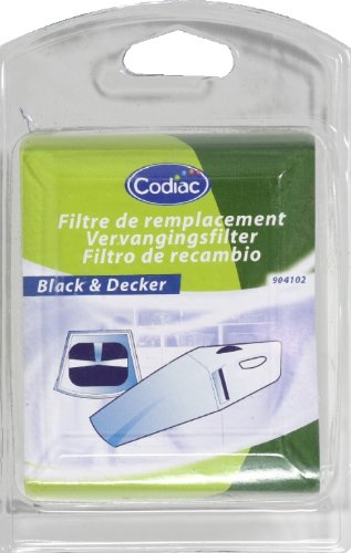 Codiac 904102 Filterset für Handstaubsauger, decker, schwarz von Codiac