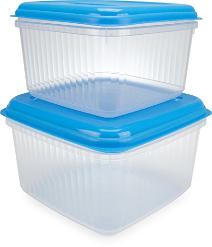 Codil "quadrada Essen Container, Sortiert, 21,2 x 21,2 x 13,4 cm von Codil