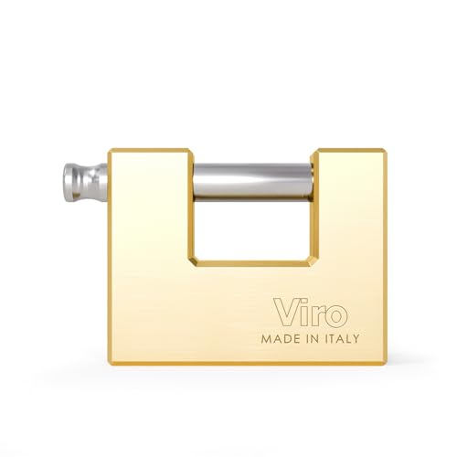 Codiven 11430032 – Vorhängeschloss, Viro eckig 75 mm Bogen 27 mm von Viro