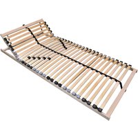 2x Lattenrost ERGO 80x200 cm 7-Zonen Kopfteil verstellbar zur Selbstmontage von Coemo