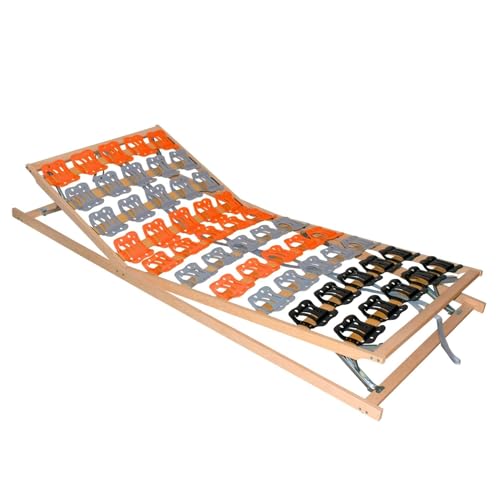 Coemo 7-Zonen Tellerlattenrost CubiFlex 140x200 cm hochflexible Teller für optimale Körperanpassung am Bett, Lattenrahmen Made in EU - Lattenrost mit Kopf- und Fußteilverstellung von Coemo