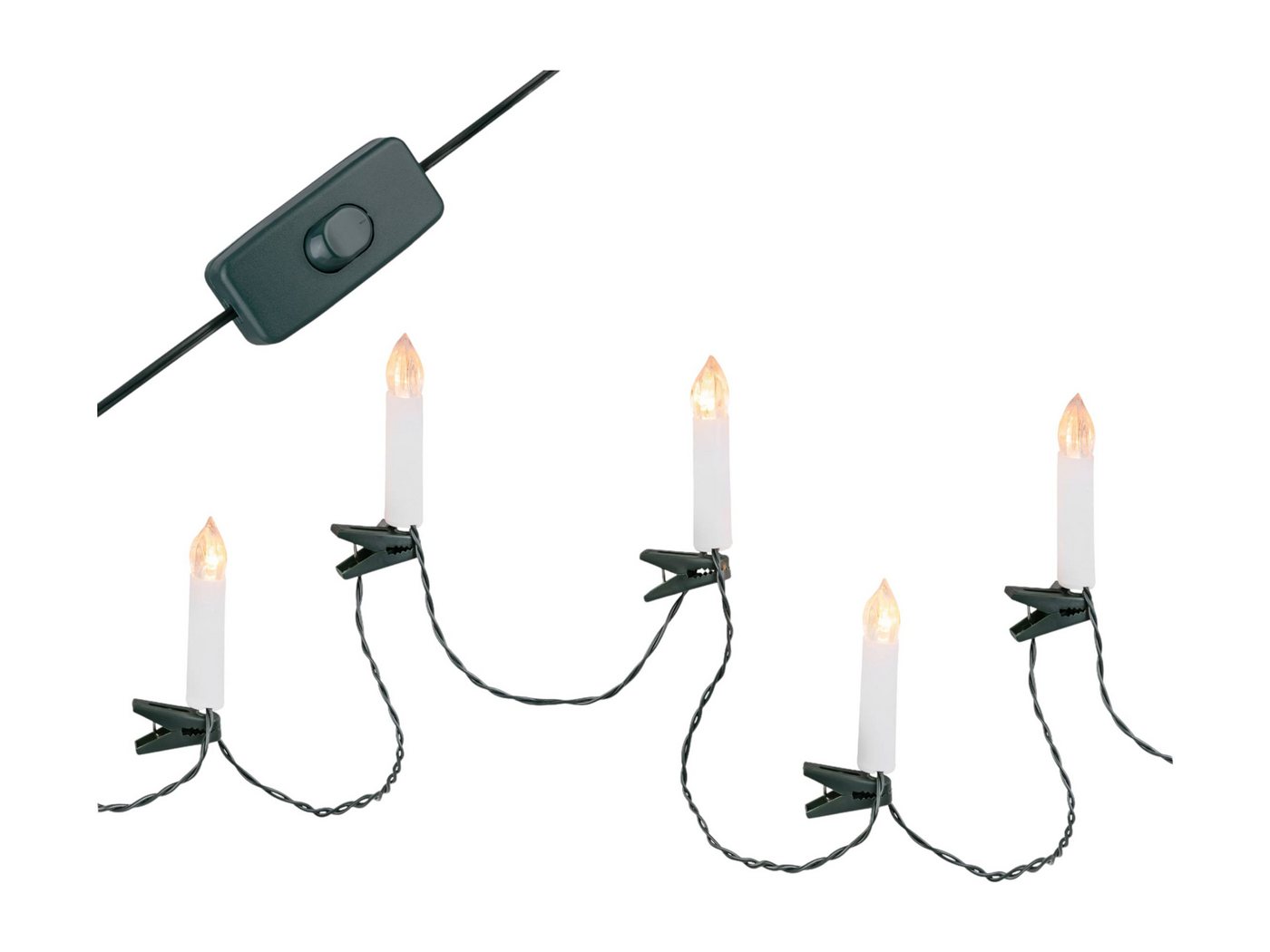Coen Bakker Deco BV LED-Christbaumkerzen, 16-flammig, 16 Kerzen weiß 3,75m classic warm Schalter Innen Coen Bakker Deco BV LED-Christbaumkerzen, 16-flammig, 16 Kerzen weiß 3,75m classic warm Schalter Innen von Coen Bakker Deco BV