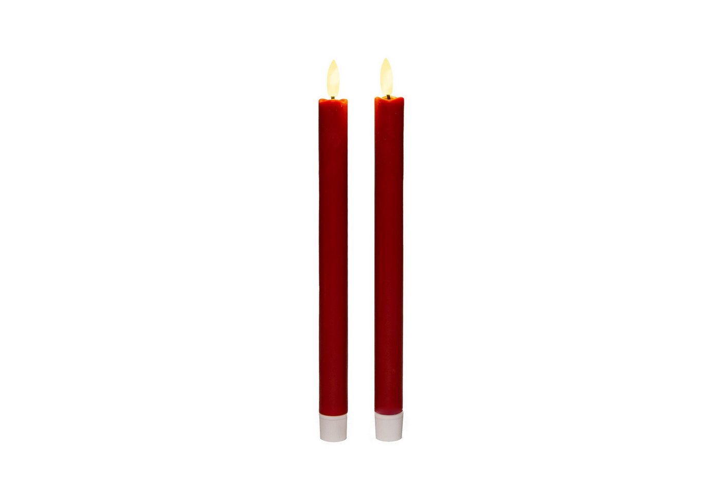 Coen Bakker Deco BV LED-Kerze LED 2er Set Stabkerzen, 2 x 2AA, versch. Farben (2-tlg) von Coen Bakker Deco BV