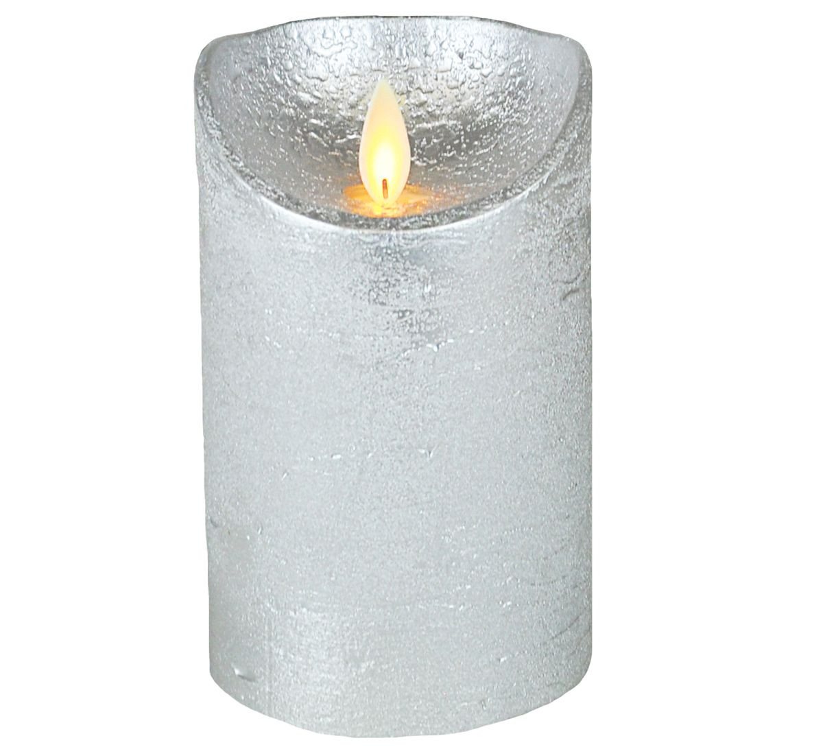 Coen Bakker Deco BV LED-Kerze LED Echtwachskerze Kerze 10 / 12,5 / 15 cm Timer Ø 7,5cm Wachskerze (1-tlg), große Farb- und Größenauswahl, Echtwachskerzen mit Timerfunktion von Coen Bakker Deco BV