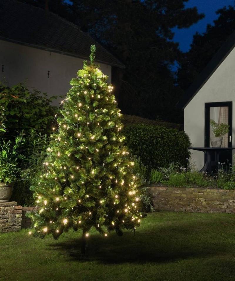 Coen Bakker Deco BV LED-Lichternetz LED Lichternetz Trapez Kegel Warmweiß Netz für Weihnachtsbaum Baum, 160 LEDs geeignet für Bäume mit einer Höhe von 1,30m - 1,70m von Coen Bakker Deco BV