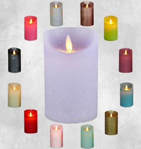 LED Echtwachskerze realistische Kerze viele Farben mit Timer flackender Docht Wachskerze Kerzen Batterie, Farbe:Lila, Größe:12.5 cm LED Echtwachskerze realistische Kerze viele Farben mit Timer flackender Docht Wachskerze Kerzen Batterie, Farbe:Lila, Größe:12.5 cm von Coen Bakker