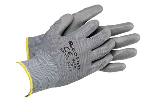 BLISTER G. 100% POLIEST. IMPREG. PU GRIS T-8 - Unid: 12 BLISTER G. 100% POLIEST. IMPREG. PU GRIS T-8 - Unid: 12 von Cofan
