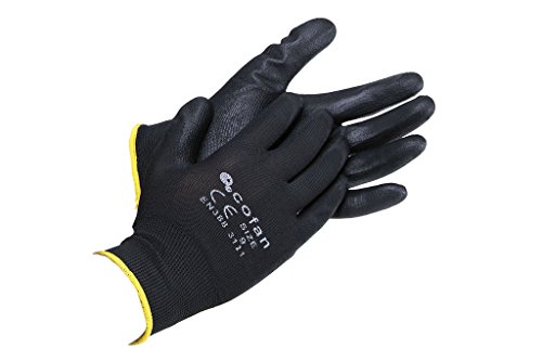 BLISTER G. 100% POLIEST. IMPREG. PU NEGRO T-6 - Unid: 12 BLISTER G. 100% POLIEST. IMPREG. PU NEGRO T-6 - Unid: 12 von Cofan