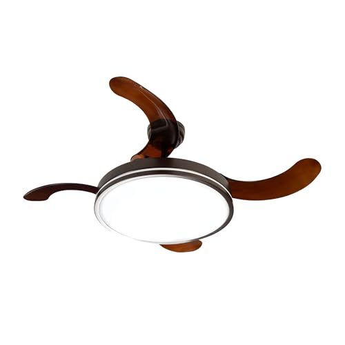 Cofan Deckenventilator mit 4 klappbaren Flügeln | 6 Geschwindigkeitsstufen | Leistung: 65 W | Durchmesser 106 cm von Cofan