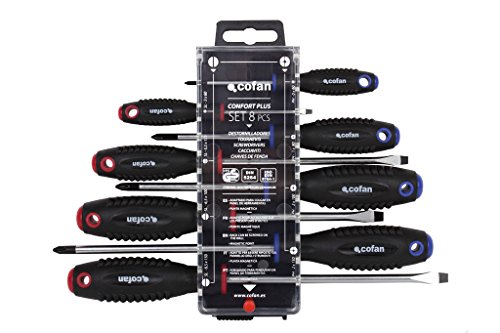 DISPLAY DESTORNILLADORES PLANO-PHILLIPS 8 PCS. - Unid: 1 von Cofan