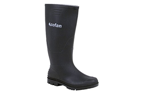 Schwarz PVC Rainboots Gr. 42 Schwarz PVC Rainboots Gr. 42 von Cofan
