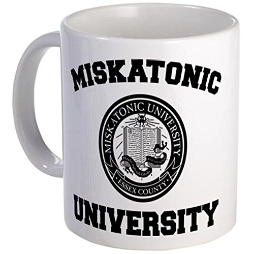 11 ounce Mug - Miskatonic University Mug - S White by Coffee Mug von Coffee Mug