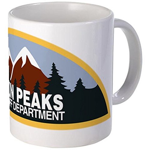 11 ounce Mug - Twin Peaks Sheriff Department Mug - S White by Coffee Mug von Coffee Mug