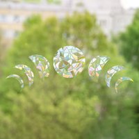 xl Regenbogen Sonnenfänger Fenster Sticker 14cm | Aufkleber Mondphasen Boho Rainbow Maker Himmlisch von CoffeeCatUelzen