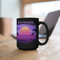 Bermuda-Kaffeetasse, Einzigartiges Bermuda-Souvenir, Schönes Bermuda-Geschenk, Kostenloser Versand, Tolles Bermuda-Andenken, Gutes Bermuda-Erinnerung von CoffeeCupsArt
