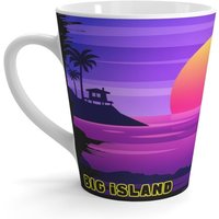 Big Island Latte Kaffeetasse, Souvenir, Geschenk, Andenken, Kostenloser Versand, Memento von CoffeeCupsArt