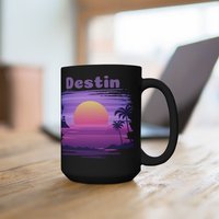 Destin-Kaffeetasse, Einzigartiges Destin-Souvenir Kostenloser Versand, Cooles Destin-Geschenk, Großartiges Destin-Andenken, Große von CoffeeCupsArt