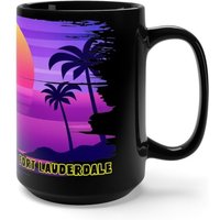Fort Lauderdale Kaffeetasse, Einzigartige Souvenir, Erinnerungsstücke, Kostenloser Versand, Geschenk, Florida von CoffeeCupsArt
