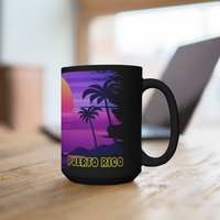 Porto Rico Kaffeetasse, Einzigartiges Souvenir Aus Portemonnaie, Erinnerungsstücke Dem Hafen, Kostenloser Versand, Andenken, Schönes Geschenk von CoffeeCupsArt