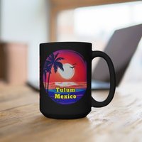 Tulum Kaffeetassen, Einzigartige Erinnerungsstücke, Kostenloser Versand, Mexiko, Tolles Tulum-Geschenk, Cooles Tulum-Andenken, Gutes Tulum-Souvenir von CoffeeCupsArt