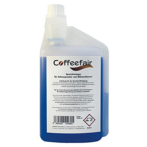 Coffeefair Milchschaumreiniger Universal 10 x 1l blau | Milchsystemreiniger für Kaffeevollautomat | INTENSIVE REINIGUNG | ERGIEBIG Coffeefair Milchschaumreiniger Universal 10 x 1l blau | Milchsystemreiniger für Kaffeevollautomat | INTENSIVE REINIGUNG | ERGIEBIG von Coffeefair