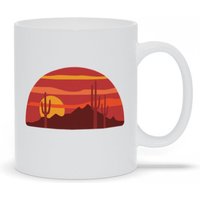 Wüstenlandschaft Kaffeetasse | Mit Kaktus Western Motiv Wüsten Und Tasse von Coffeemugsandhats