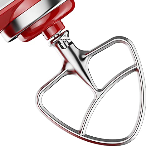 COFUN Edelstahl Flachrührer für KitchenAid Schaufelaufsatz,für Kitchenaid Mixer Edelstahl Aufsatz Design 4.5-5Qt Tilt Head Mixer von COFUN