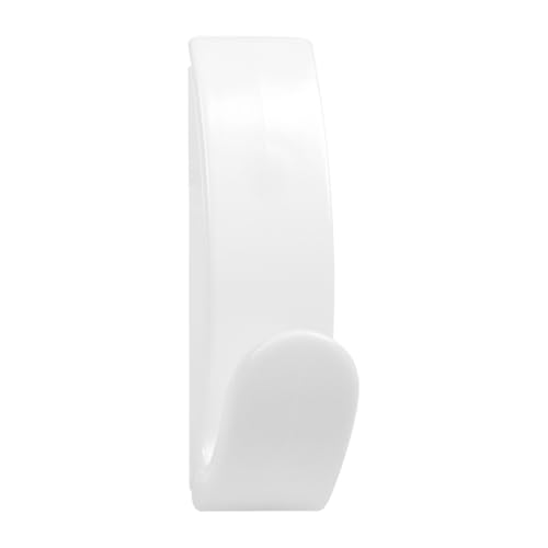 COGEX - Magnethaken, Wandhaken – Magnethaken lang – 2 Stück – Material: Kunststoff – Farbe: Weiß – Maße: 8 x 2,2 x 2,2 cm – einfach zu installieren – praktisch von Cogex