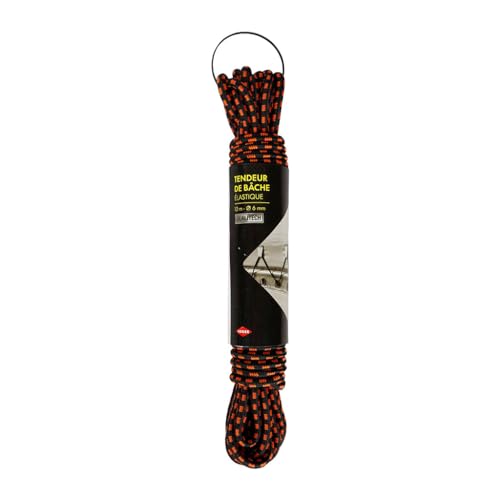 COGEX - Spannseil, elastisch, für Plane, Länge: 10 m, Durchmesser: Ø 6 mm, Bruchlast: 40 kg, einfach zu bedienen, ideal für eine Vielzahl von Anwendungen von Cogex