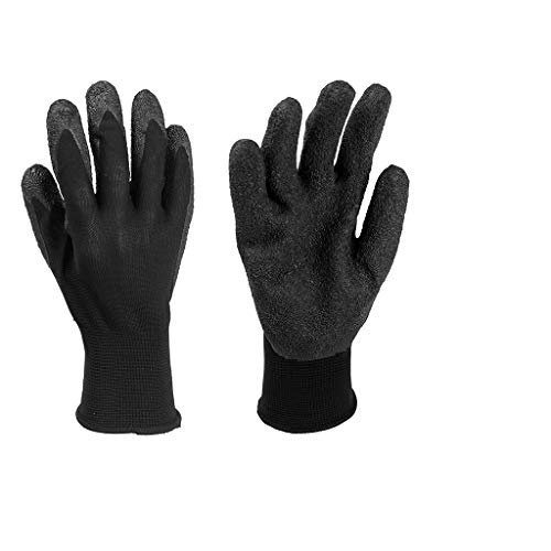 Cogeex 83681 Precision Handschuhe, Polyamid, Latexbeschichtung, Schwarz, Größe 10 von Cogex