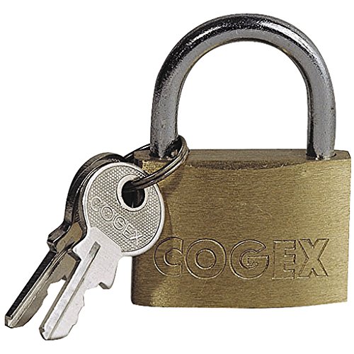 Cogex 080407 Vorhängeschloss 40 mm mit 2 Schlüsseln von Cogex