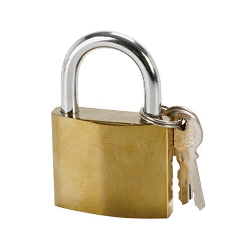 Cogex 80037 Vorhängeschloss, Stahl, 50 mm, goldfarben Cogex 80037 Vorhängeschloss, Stahl, 50 mm, goldfarben von Cogex