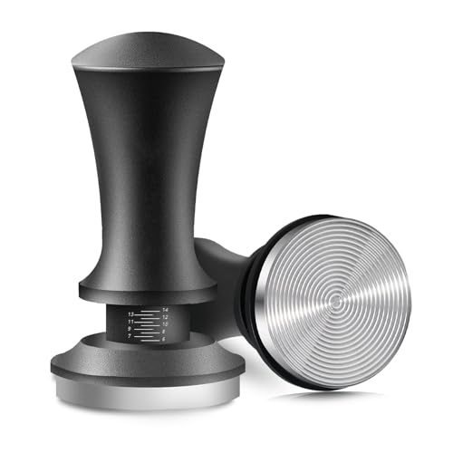 CogitMin Kaffee Tamper 51mm/58MM Kaffeestempel mit 2-Feder-Auto-Rebound, 100% Edelstahl Basis Tamper-Barista Zubehör für Kaffeeliebhaber, Einstiegsstufe & Profi CogitMin Kaffee Tamper 51mm/58MM Kaffeestempel mit 2-Feder-Auto-Rebound, 100% Edelstahl Basis Tamper-Barista Zubehör für Kaffeeliebhaber, Einstiegsstufe & Profi von CogitMin