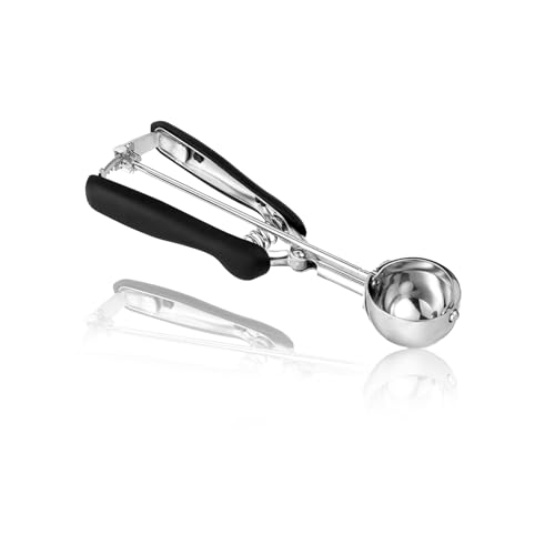 Eislöffel, Leicht zu Reinigen und Langlebiger Eisportionierer aus Edelstahl, Geeignet für Den Einsatz zu Hause und In Geschäften, Set mit Mehreren Eisportionierern, Geeignet für Eis, Obst, Schwarz Eislöffel, Leicht zu Reinigen und Langlebiger Eisportionierer aus Edelstahl, Geeignet für Den Einsatz zu Hause und In Geschäften, Set mit Mehreren Eisportionierern, Geeignet für Eis, Obst, Schwarz von CogitMin