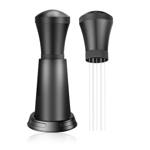 WDT Tool, Leicht zu Reinigender Kaffee Tamper Verteiler, Geeignet für Baristas bei Der Zubereitung von Espresso, Kaffeezubehör, Passend für Den Heim- und Cafégebrauch, Kaffeerührer, Schwarz WDT Tool, Leicht zu Reinigender Kaffee Tamper Verteiler, Geeignet für Baristas bei Der Zubereitung von Espresso, Kaffeezubehör, Passend für Den Heim- und Cafégebrauch, Kaffeerührer, Schwarz von CogitMin