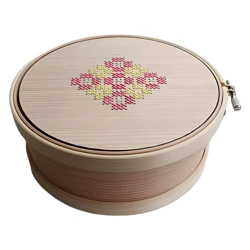Cohana Magewappa Werkzeugkasten-Stickrahmen 15 cm gelb-pink - 1 STK von Cohana