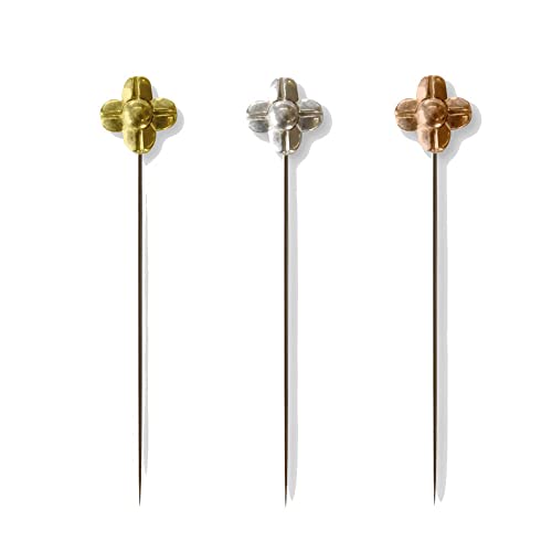 Cohana Markierungsnadeln Blume Gold-Silber-Bronze - 1x3Stk von Cohana