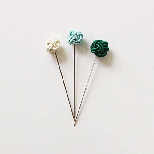 Cohana Iida Mizuhiki Sewing pins 0.50x40mm Green - 1x3pcs von Cohana