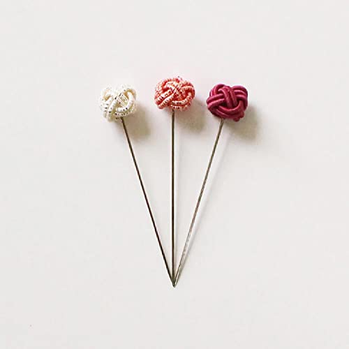 Cohana Iida Mizuhiki Sewing pins 0.50x40mm pink - 1x3pcs von Cohana