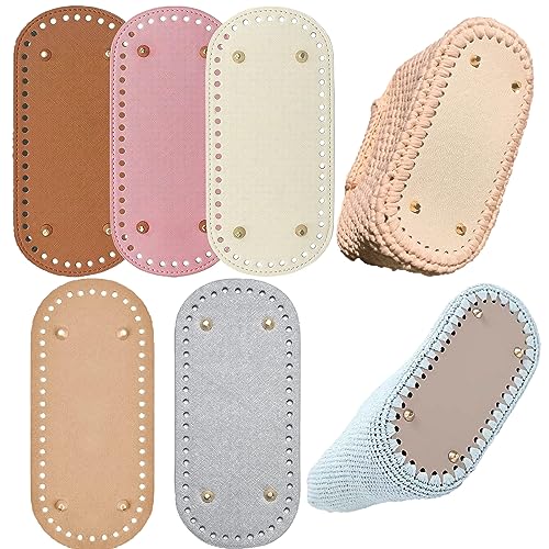 Cohentbliss 5 Stück Stricken Häkeln PU Taschenboden 22x10cm Taschenboden zum Häkeln Leder Ovale Taschenboden zum Häkeln für Handtasche Strickbeutel DIY Tasche Cohentbliss 5 Stück Stricken Häkeln PU Taschenboden 22x10cm Taschenboden zum Häkeln Leder Ovale Taschenboden zum Häkeln für Handtasche Strickbeutel DIY Tasche von Cohentbliss