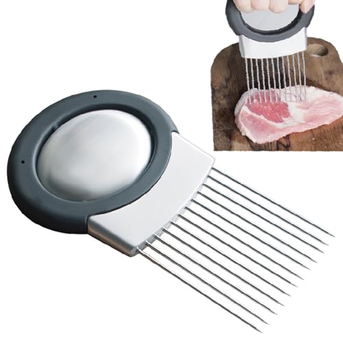 Zwiebelschneider Halter aus Edelstahl Zwiebelhalter zum Schneiden Schneiderhalter für Zwiebeln aus Edelstahl für Kartoffeln Karotten Zwiebeln Gemüse Fleisch Zwiebelschneider Halter aus Edelstahl Zwiebelhalter zum Schneiden Schneiderhalter für Zwiebeln aus Edelstahl für Kartoffeln Karotten Zwiebeln Gemüse Fleisch von Cohentbliss