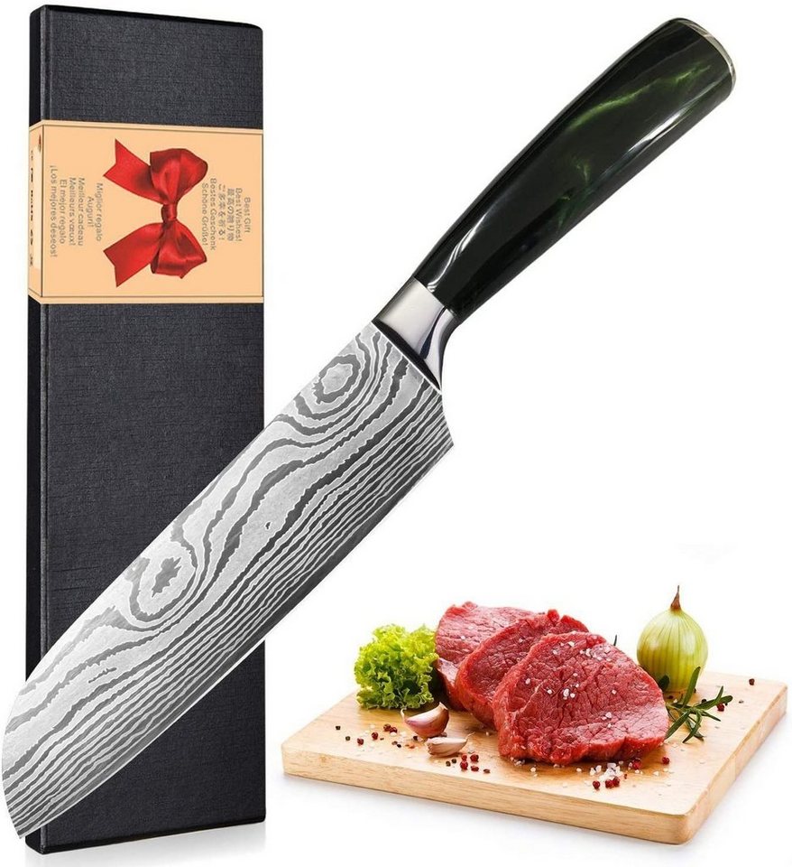 Coisini Santokumesser Klingenlänge 17cm Kochmesser Sushimesser von Coisini