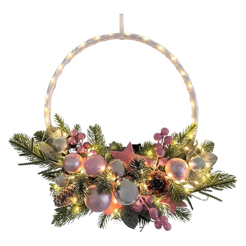 Cokbyavla Weihnachtsdeko Groß Innen,Wichtel Türkranz Kranz Artificial Pine Tree Christmas Wreath Fensterbilder Herbst Weihnachts Deko Draußen Moderner Adventskranz Cokbyavla Weihnachtsdeko Groß Innen,Wichtel Türkranz Kranz Artificial Pine Tree Christmas Wreath Fensterbilder Herbst Weihnachts Deko Draußen Moderner Adventskranz von Cokbyavla