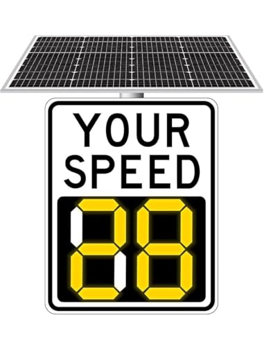 Cokvbato 20"x27" Solar Radar Feedback Schild, Solar Powered Ihre Geschwindigkeit LED Radar Geschwindigkeit Anzeige Schild Fernbedienung Mit Einstellbare Maximale Geschwindigkeit Cokvbato 20"x27" Solar Radar Feedback Schild, Solar Powered Ihre Geschwindigkeit LED Radar Geschwindigkeit Anzeige Schild Fernbedienung Mit Einstellbare Maximale Geschwindigkeit von Cokvbato