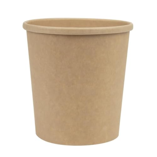 Colpac Suppentassen aus recycelbarem Kraftpapier, mikrowellengeeignet, 450 ml, 500 Stück Colpac Suppentassen aus recycelbarem Kraftpapier, mikrowellengeeignet, 450 ml, 500 Stück von ColPac