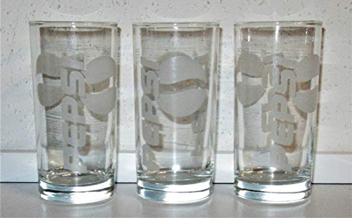 Glas / Pepsi-Cola / Pepsi / Glas / 3 x 0,2 Liter / Gläser / Longdrink von Cola-Pepsi