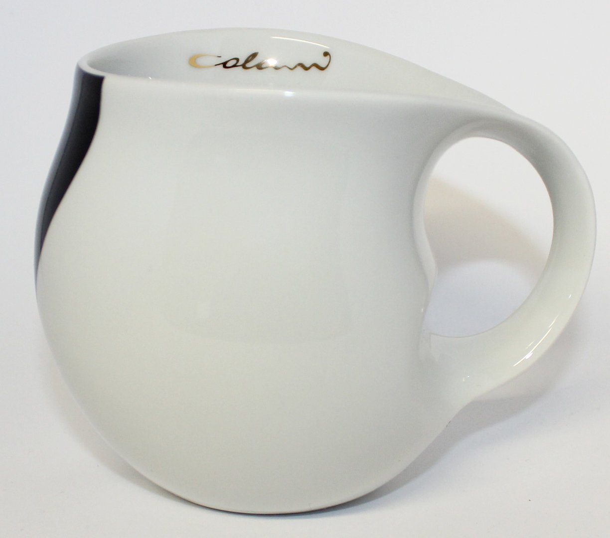 Colani Tasse Kaffeetasse Becher Teetasse Arrow schwarz 260ml, Porzellan, im Geschenkkarton von Colani