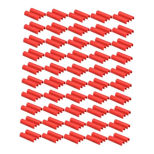 Colcolo 100 Stück Schutzhüllen für Fliesenschneider, ersetzt Werkzeug, multifunktionale Ersatzteile, Schutzfolien für Badezimmer, Hausrenovierung, Rot von Colcolo